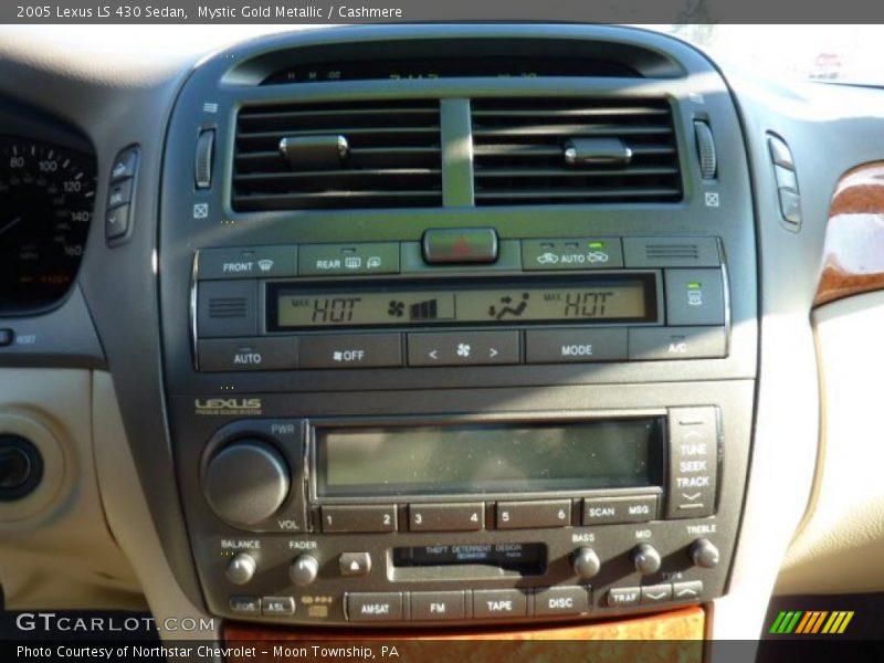 Mystic Gold Metallic / Cashmere 2005 Lexus LS 430 Sedan