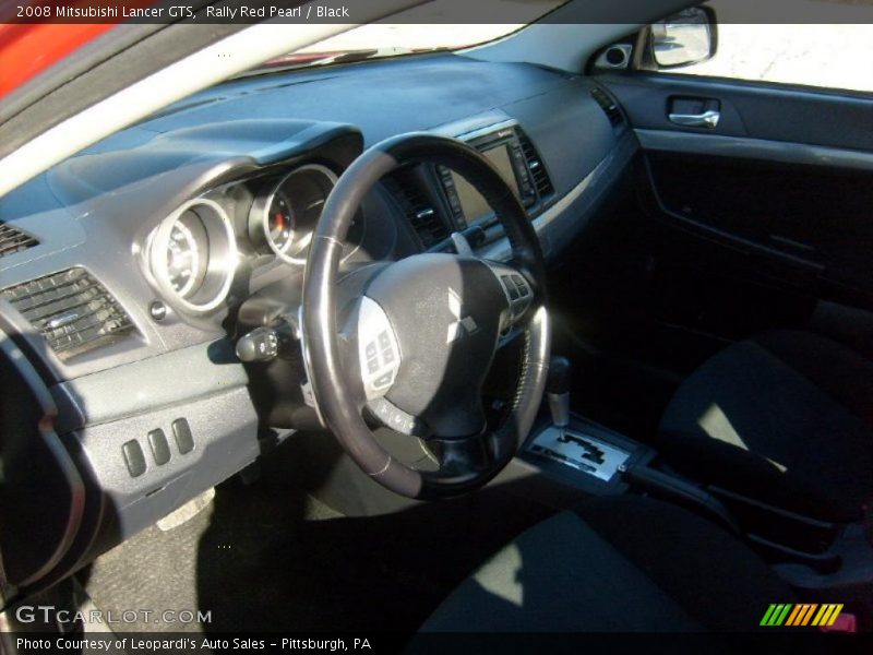 Rally Red Pearl / Black 2008 Mitsubishi Lancer GTS