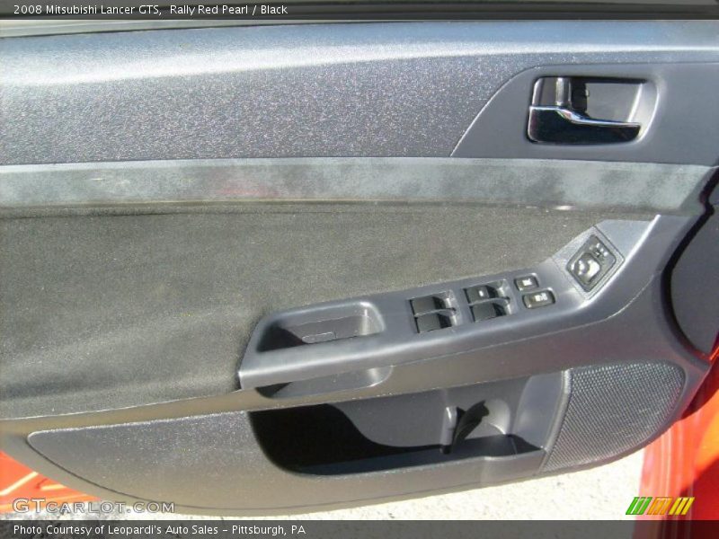 Rally Red Pearl / Black 2008 Mitsubishi Lancer GTS