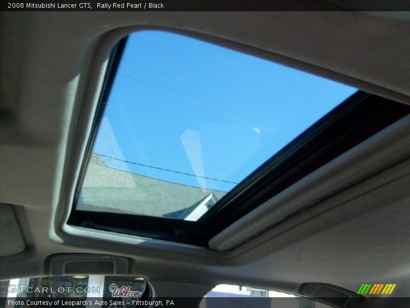 Rally Red Pearl / Black 2008 Mitsubishi Lancer GTS
