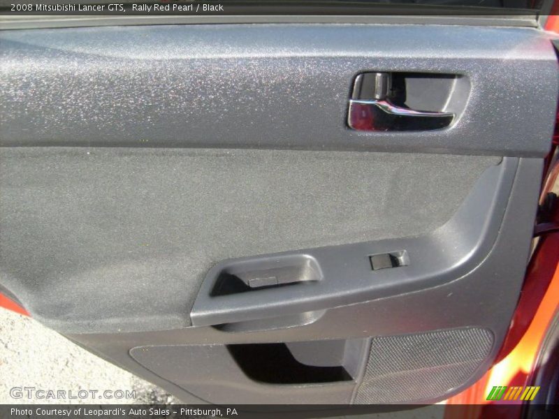 Rally Red Pearl / Black 2008 Mitsubishi Lancer GTS
