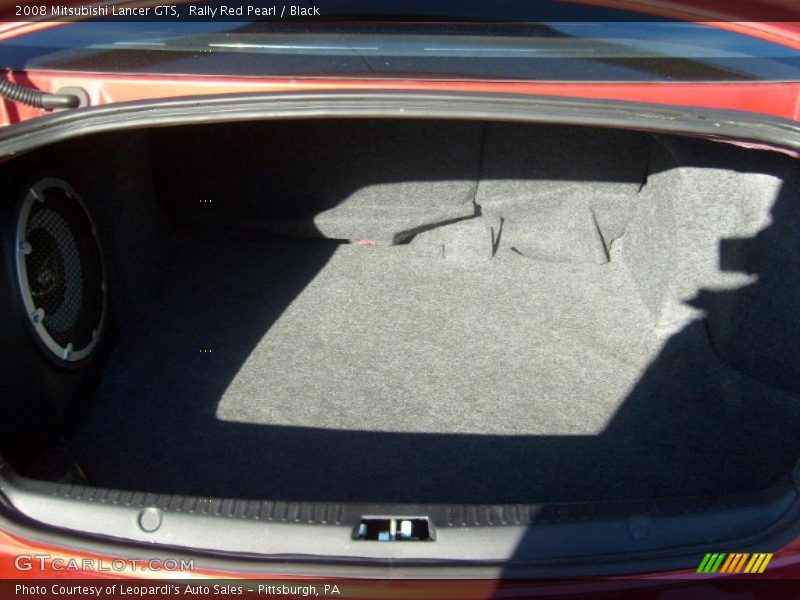 Rally Red Pearl / Black 2008 Mitsubishi Lancer GTS