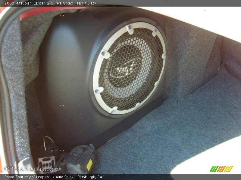 Rally Red Pearl / Black 2008 Mitsubishi Lancer GTS