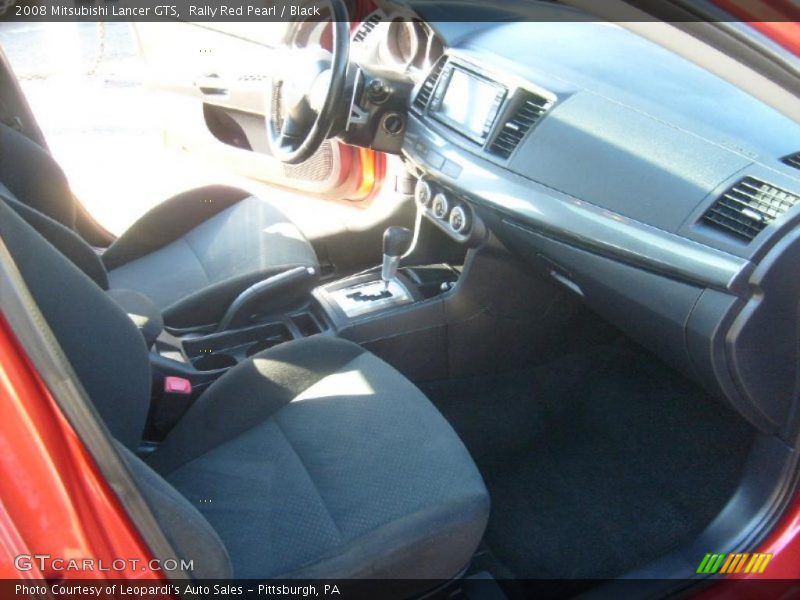 Rally Red Pearl / Black 2008 Mitsubishi Lancer GTS