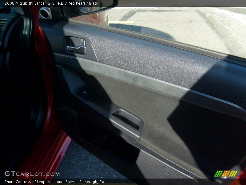 Rally Red Pearl / Black 2008 Mitsubishi Lancer GTS