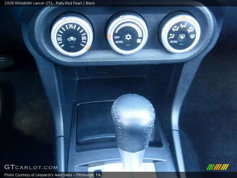 Rally Red Pearl / Black 2008 Mitsubishi Lancer GTS
