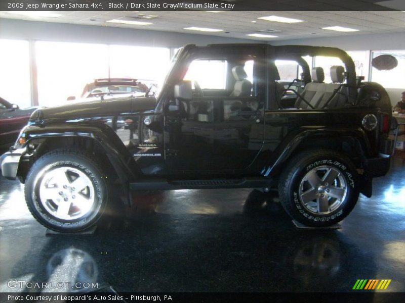 Black / Dark Slate Gray/Medium Slate Gray 2009 Jeep Wrangler Sahara 4x4