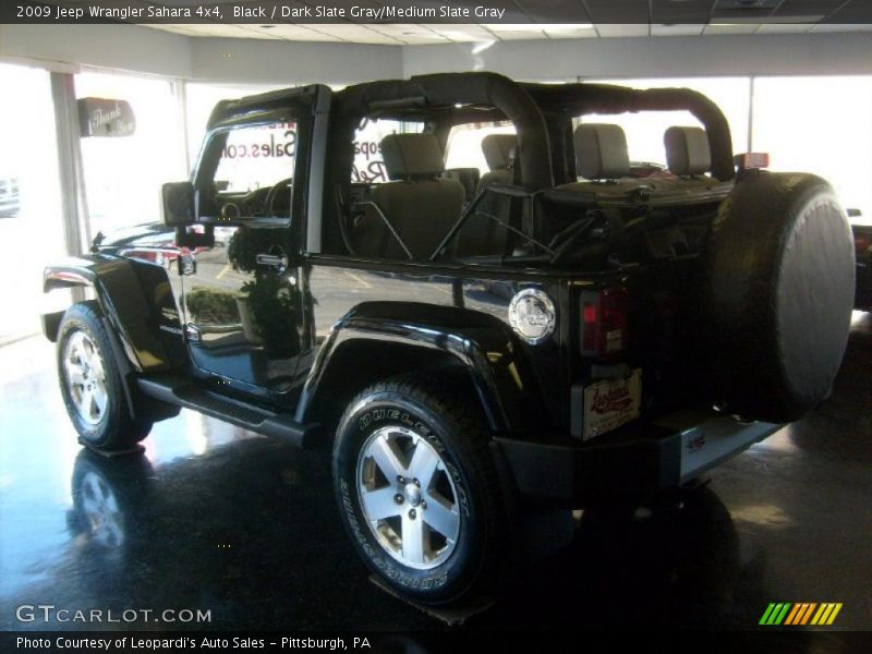 Black / Dark Slate Gray/Medium Slate Gray 2009 Jeep Wrangler Sahara 4x4