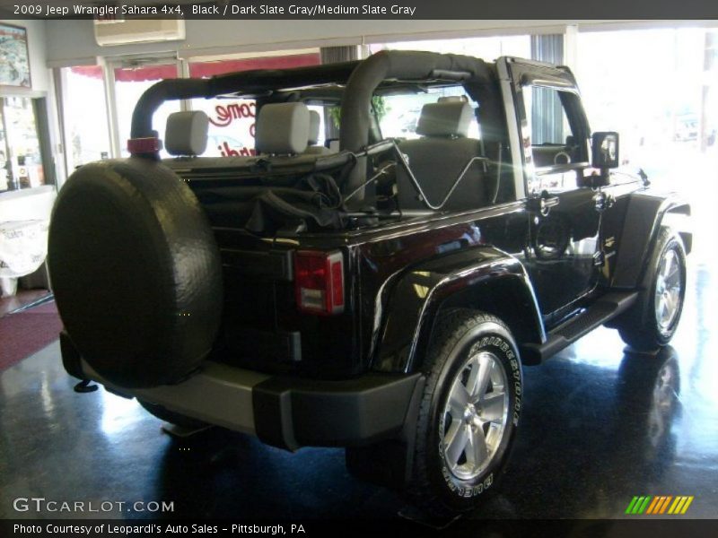 Black / Dark Slate Gray/Medium Slate Gray 2009 Jeep Wrangler Sahara 4x4