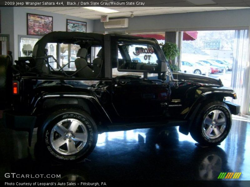 Black / Dark Slate Gray/Medium Slate Gray 2009 Jeep Wrangler Sahara 4x4