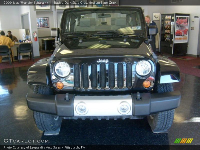 Black / Dark Slate Gray/Medium Slate Gray 2009 Jeep Wrangler Sahara 4x4