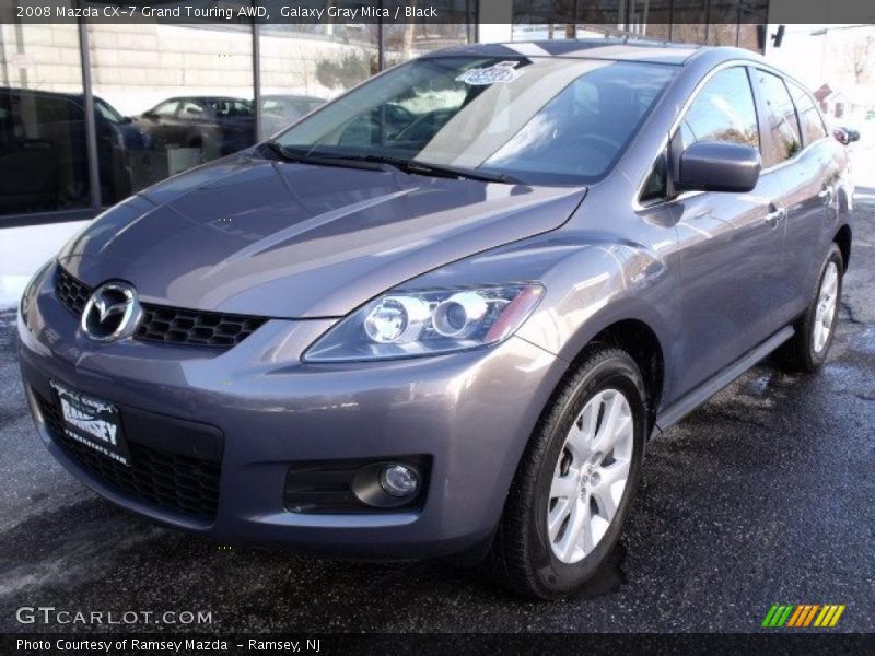 Galaxy Gray Mica / Black 2008 Mazda CX-7 Grand Touring AWD