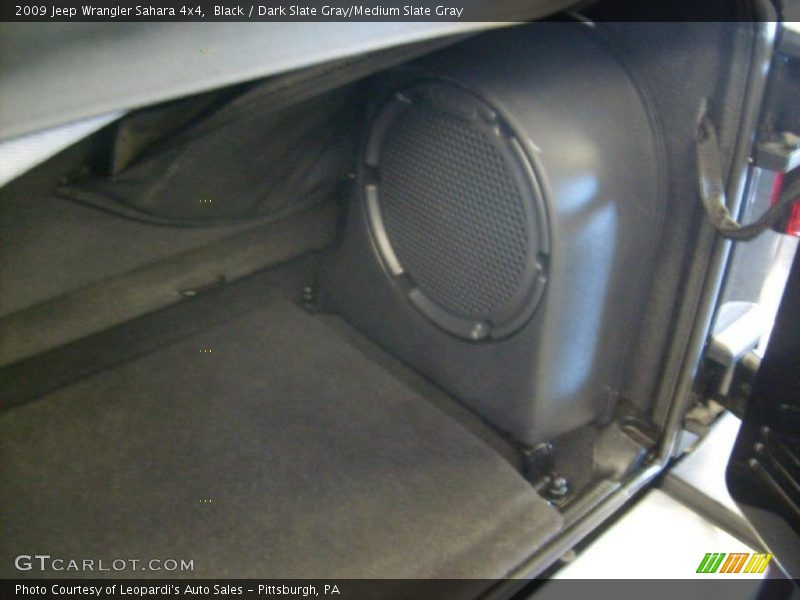 Black / Dark Slate Gray/Medium Slate Gray 2009 Jeep Wrangler Sahara 4x4