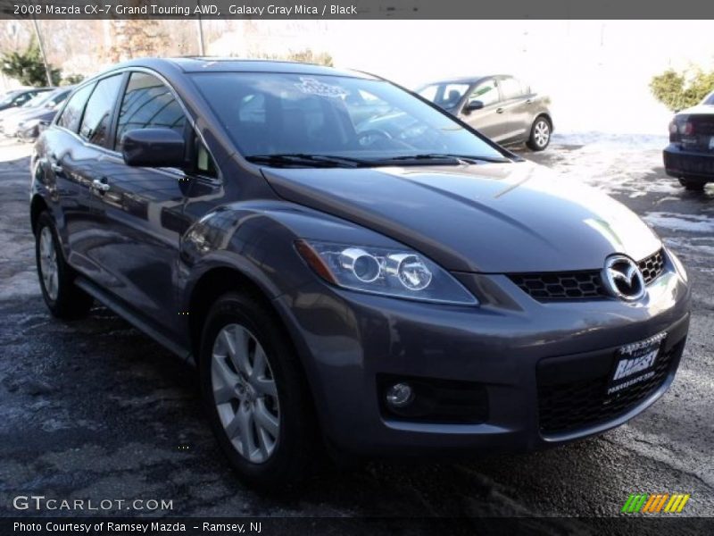 Galaxy Gray Mica / Black 2008 Mazda CX-7 Grand Touring AWD