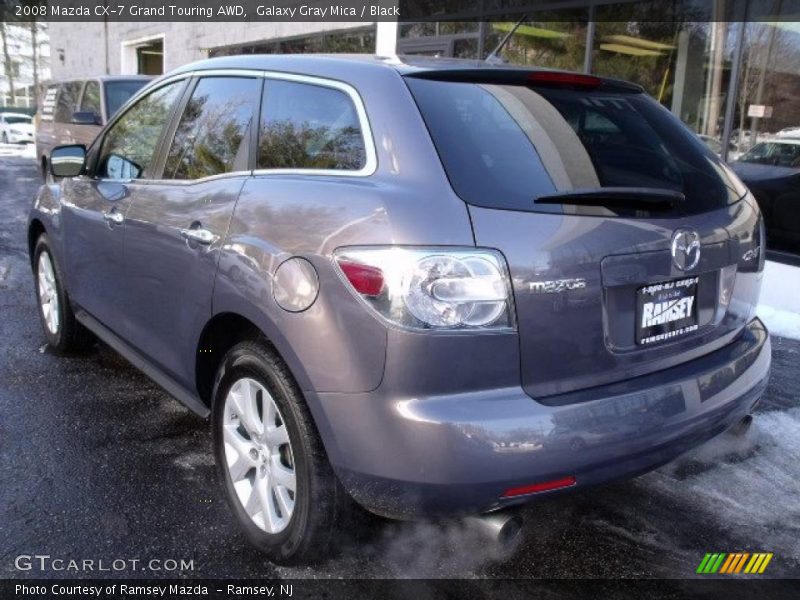 Galaxy Gray Mica / Black 2008 Mazda CX-7 Grand Touring AWD