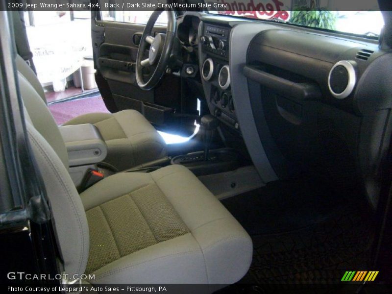 Black / Dark Slate Gray/Medium Slate Gray 2009 Jeep Wrangler Sahara 4x4