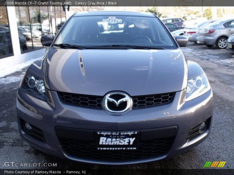 Galaxy Gray Mica / Black 2008 Mazda CX-7 Grand Touring AWD