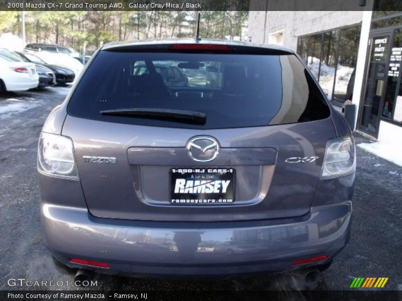 Galaxy Gray Mica / Black 2008 Mazda CX-7 Grand Touring AWD