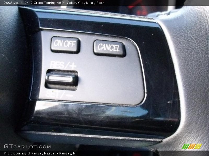 Galaxy Gray Mica / Black 2008 Mazda CX-7 Grand Touring AWD