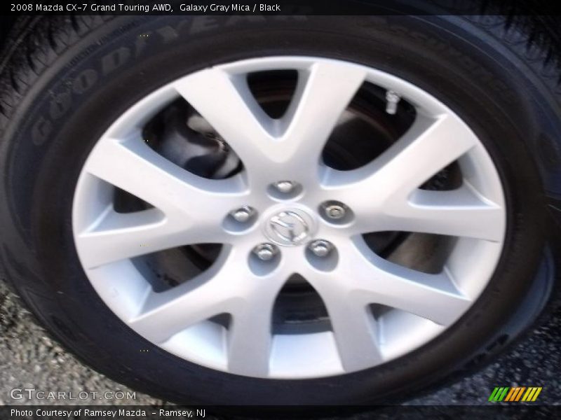 Galaxy Gray Mica / Black 2008 Mazda CX-7 Grand Touring AWD