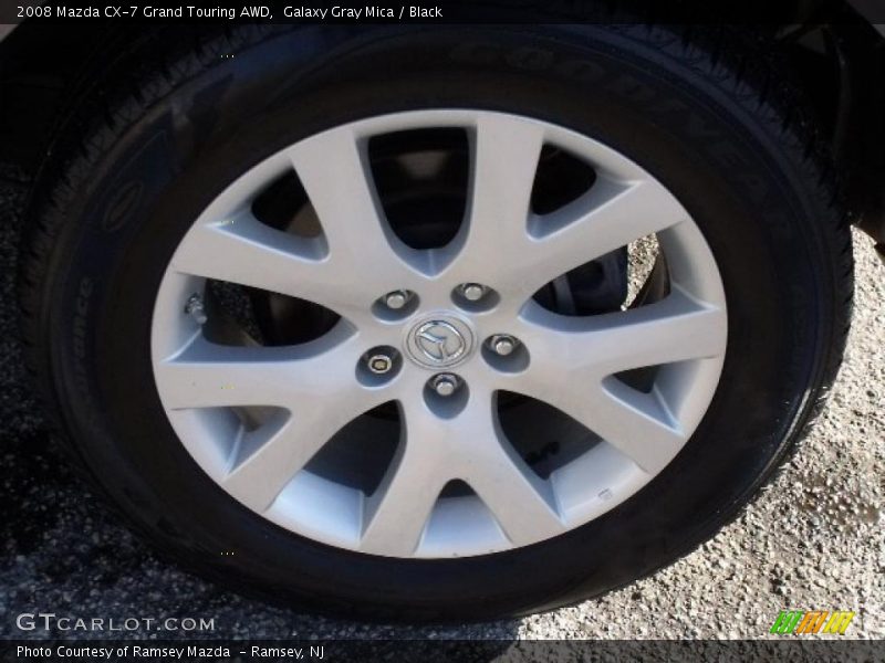 Galaxy Gray Mica / Black 2008 Mazda CX-7 Grand Touring AWD