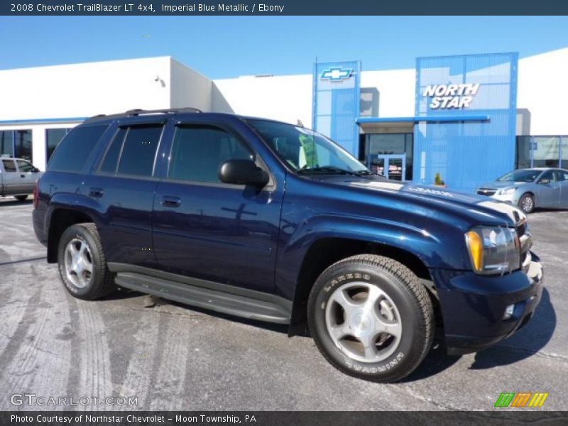 Imperial Blue Metallic / Ebony 2008 Chevrolet TrailBlazer LT 4x4