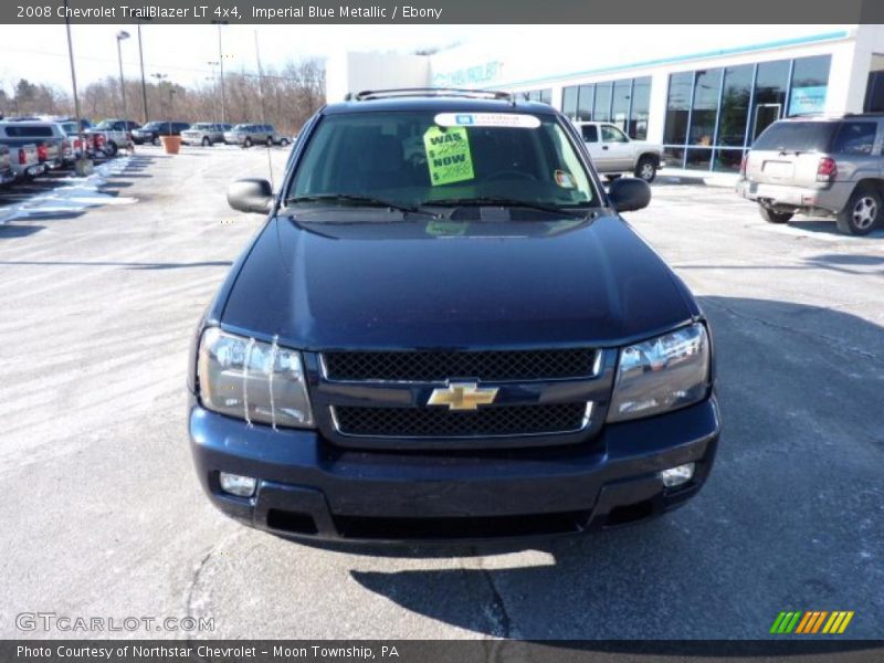 Imperial Blue Metallic / Ebony 2008 Chevrolet TrailBlazer LT 4x4