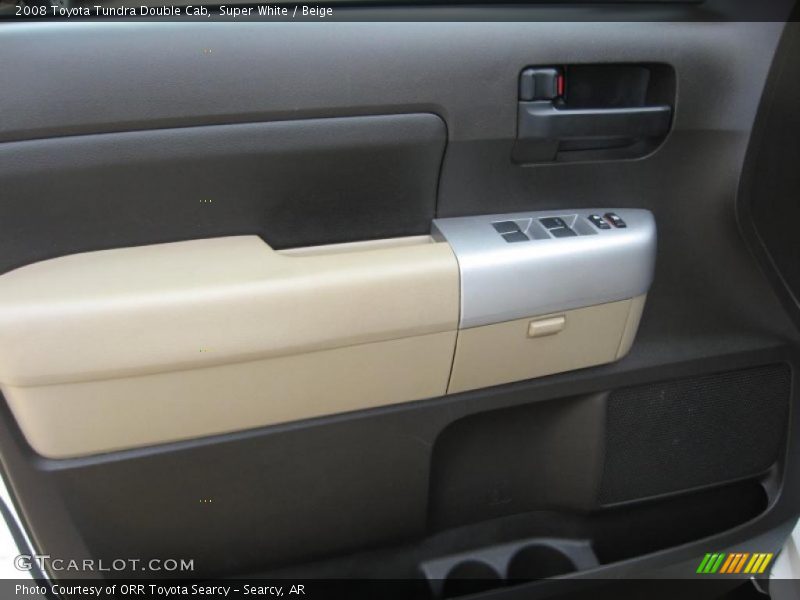 Super White / Beige 2008 Toyota Tundra Double Cab