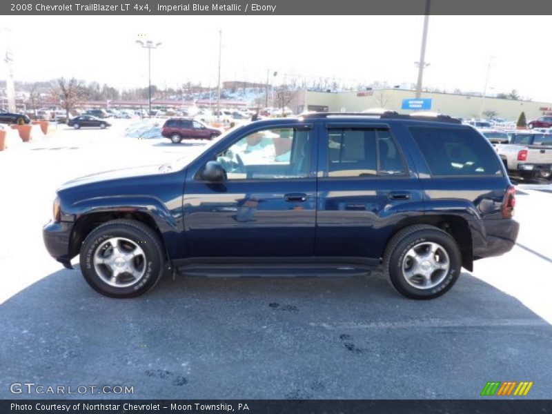 Imperial Blue Metallic / Ebony 2008 Chevrolet TrailBlazer LT 4x4