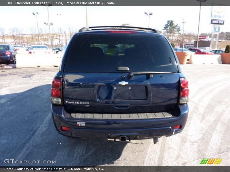Imperial Blue Metallic / Ebony 2008 Chevrolet TrailBlazer LT 4x4
