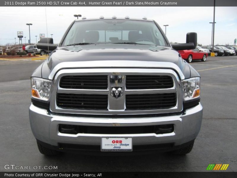 Hunter Green Pearl / Dark Slate/Medium Graystone 2011 Dodge Ram 2500 HD SLT Crew Cab 4x4