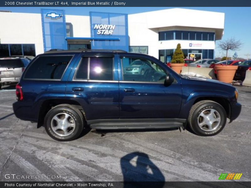 Imperial Blue Metallic / Ebony 2008 Chevrolet TrailBlazer LT 4x4
