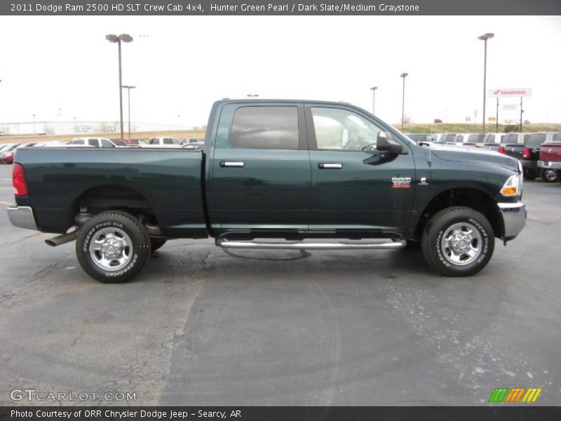 Hunter Green Pearl / Dark Slate/Medium Graystone 2011 Dodge Ram 2500 HD SLT Crew Cab 4x4