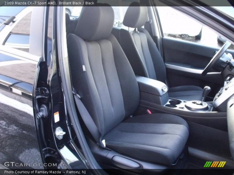 Brilliant Black / Black 2009 Mazda CX-7 Sport AWD