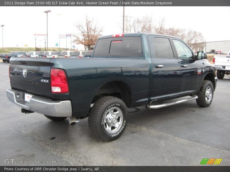 Hunter Green Pearl / Dark Slate/Medium Graystone 2011 Dodge Ram 2500 HD SLT Crew Cab 4x4