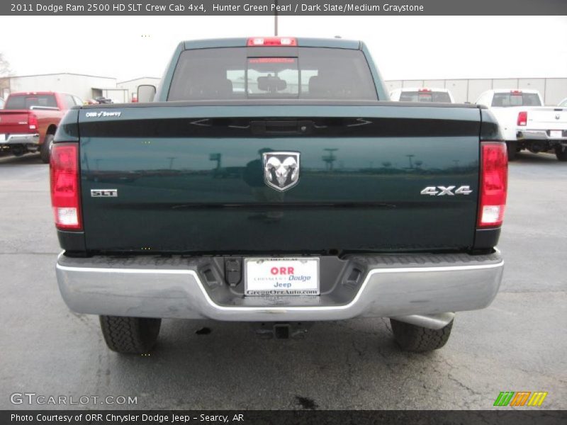 Hunter Green Pearl / Dark Slate/Medium Graystone 2011 Dodge Ram 2500 HD SLT Crew Cab 4x4
