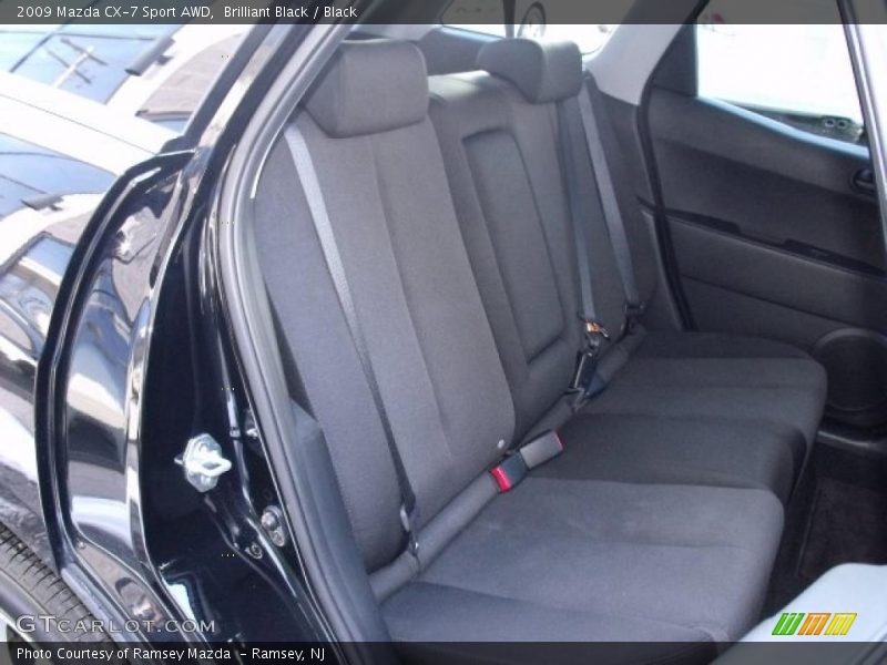 Brilliant Black / Black 2009 Mazda CX-7 Sport AWD