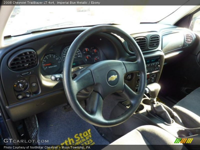 Imperial Blue Metallic / Ebony 2008 Chevrolet TrailBlazer LT 4x4