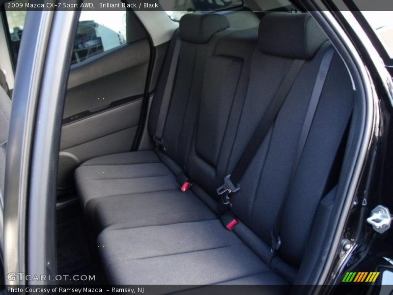 Brilliant Black / Black 2009 Mazda CX-7 Sport AWD