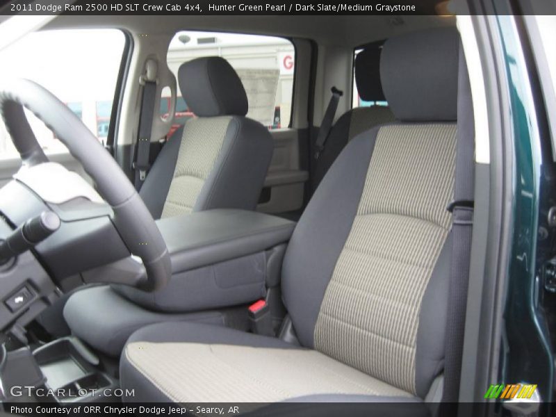 Hunter Green Pearl / Dark Slate/Medium Graystone 2011 Dodge Ram 2500 HD SLT Crew Cab 4x4