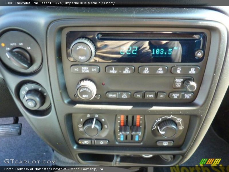 Imperial Blue Metallic / Ebony 2008 Chevrolet TrailBlazer LT 4x4