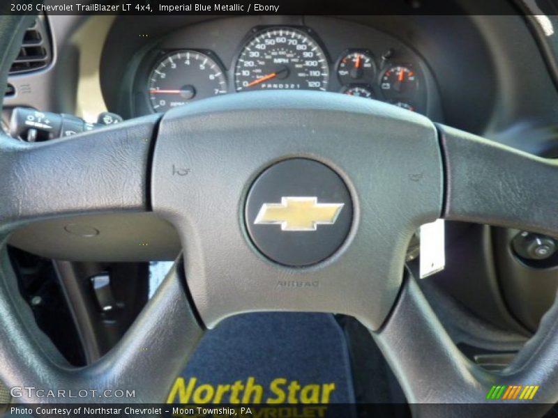 Imperial Blue Metallic / Ebony 2008 Chevrolet TrailBlazer LT 4x4