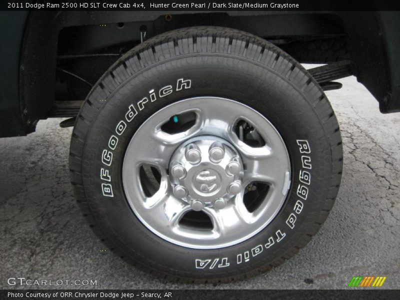 Hunter Green Pearl / Dark Slate/Medium Graystone 2011 Dodge Ram 2500 HD SLT Crew Cab 4x4