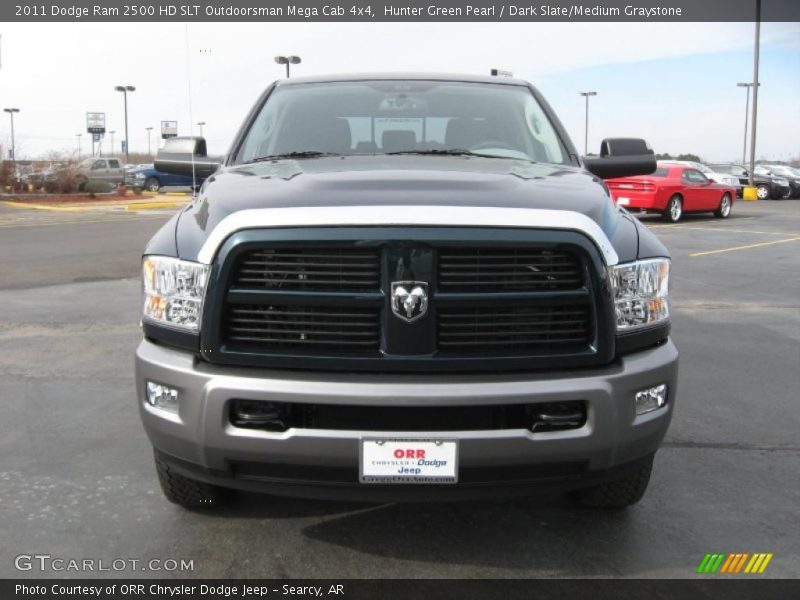 Hunter Green Pearl / Dark Slate/Medium Graystone 2011 Dodge Ram 2500 HD SLT Outdoorsman Mega Cab 4x4