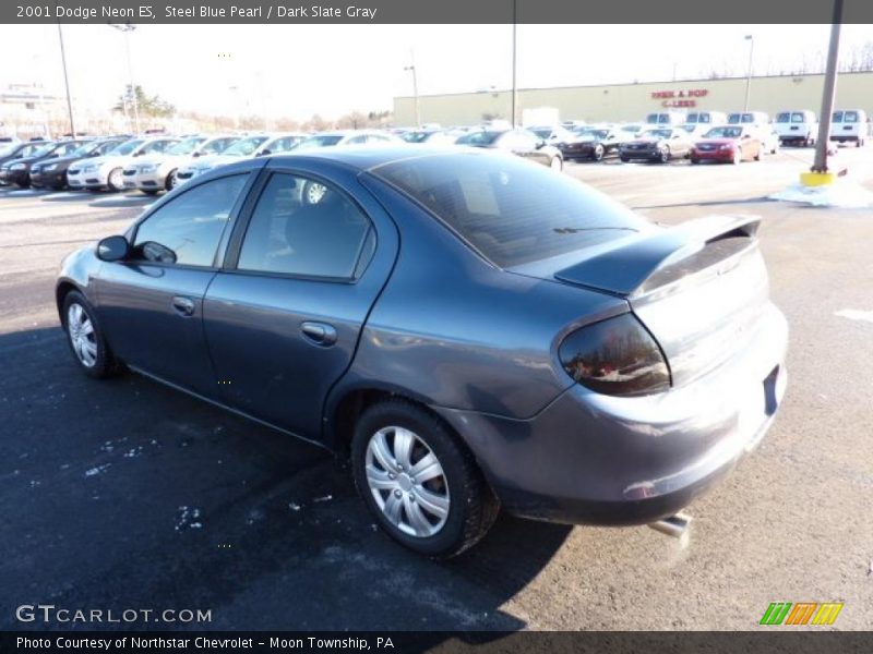 Steel Blue Pearl / Dark Slate Gray 2001 Dodge Neon ES
