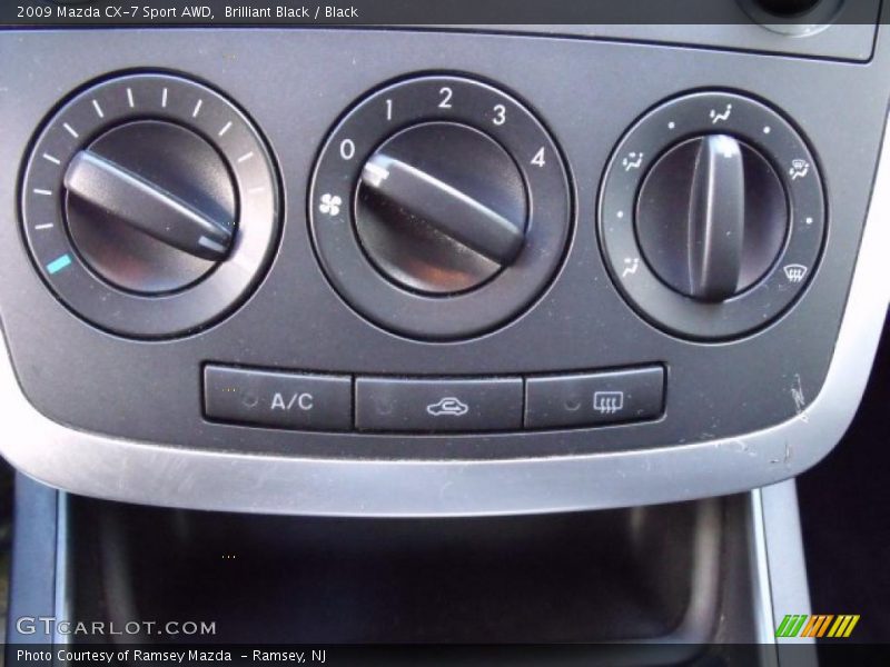 Brilliant Black / Black 2009 Mazda CX-7 Sport AWD