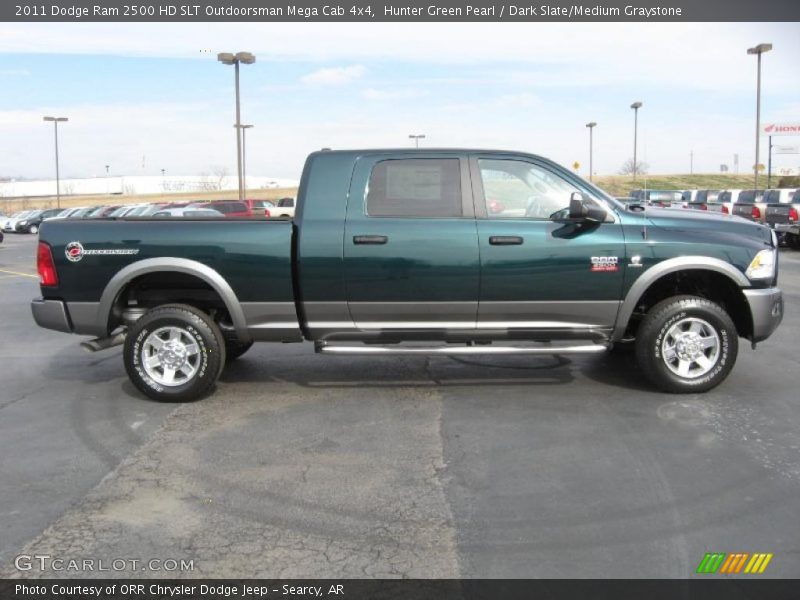  2011 Ram 2500 HD SLT Outdoorsman Mega Cab 4x4 Hunter Green Pearl