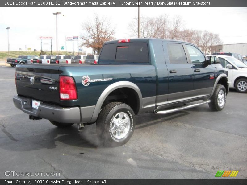  2011 Ram 2500 HD SLT Outdoorsman Mega Cab 4x4 Hunter Green Pearl