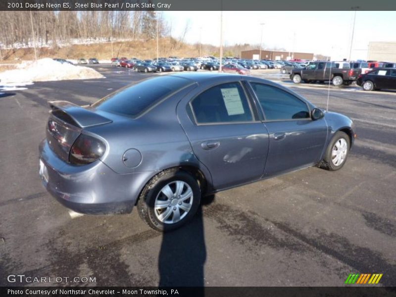 Steel Blue Pearl / Dark Slate Gray 2001 Dodge Neon ES