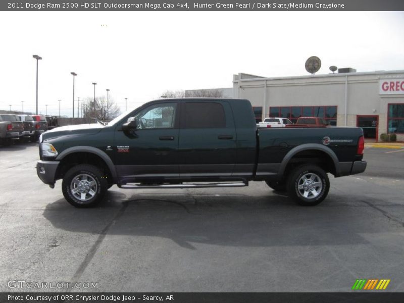 Hunter Green Pearl / Dark Slate/Medium Graystone 2011 Dodge Ram 2500 HD SLT Outdoorsman Mega Cab 4x4
